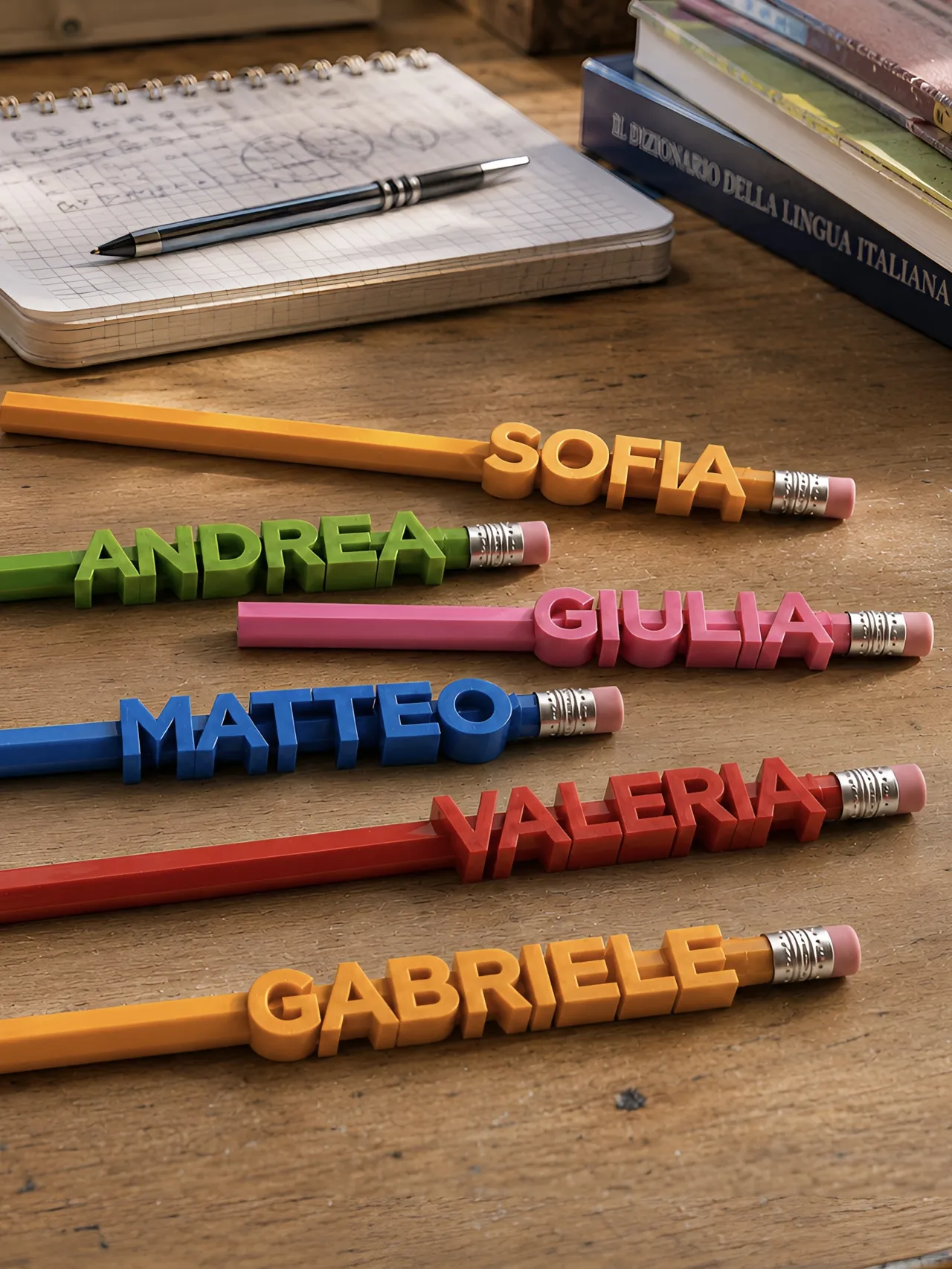 Nomi Matita Infilabili Personalizzati Parametrico view 2