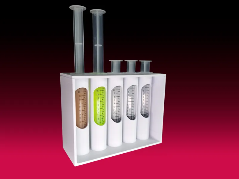 Grease Syringe Holder Stand Futuristic Workshop