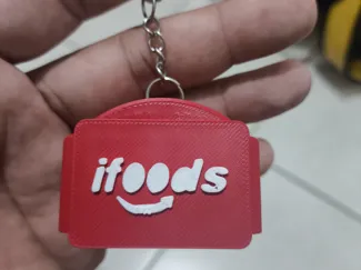 Chaveiro bag ifood