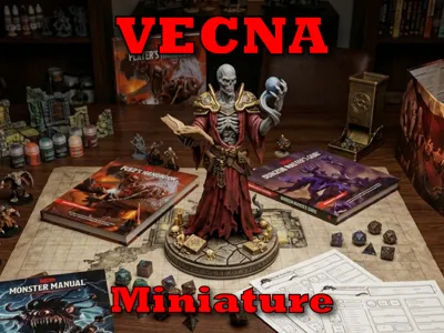 Vecna D&D 25mm Inspired Mini - Fast Print