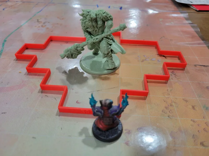 Pathfinder 2e 30ft Orthogonal Cone