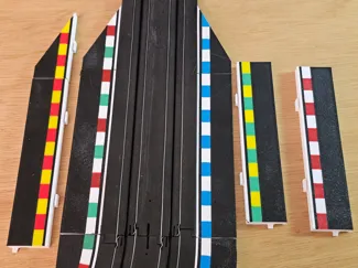 Straight AFX Track Borders