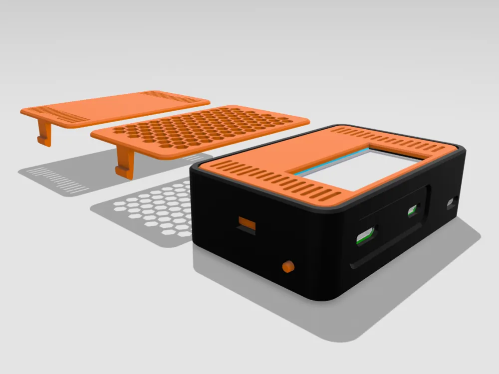 Raspberry Pi Zero 2W pwnagotchi Case - Free 3D Print Model
