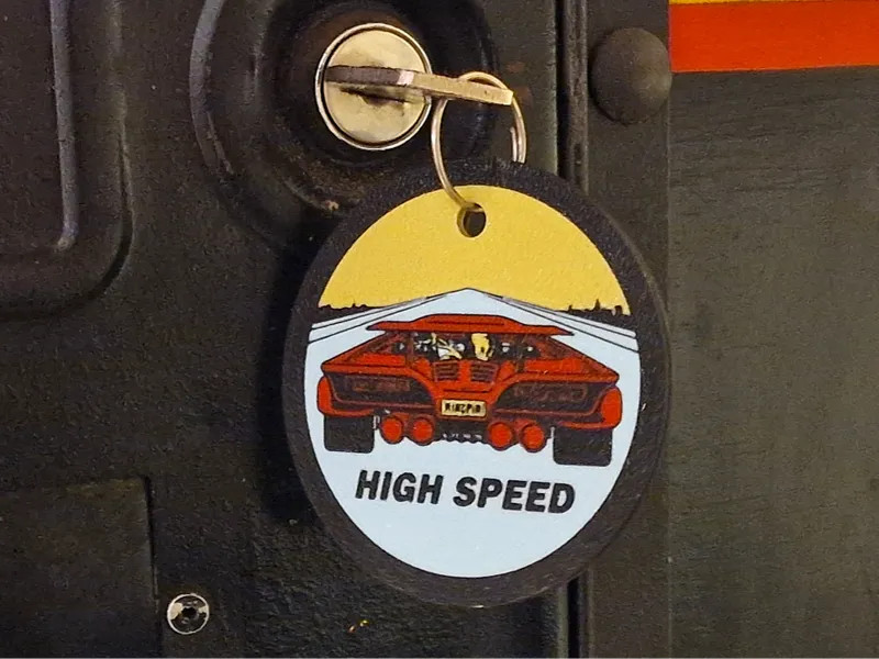 High Speed pinball keychain