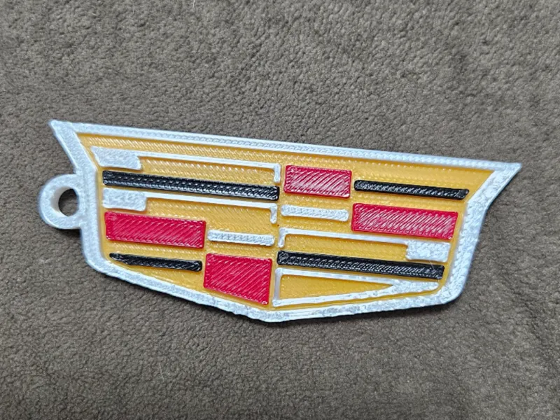 Cadillac Logo Keychain