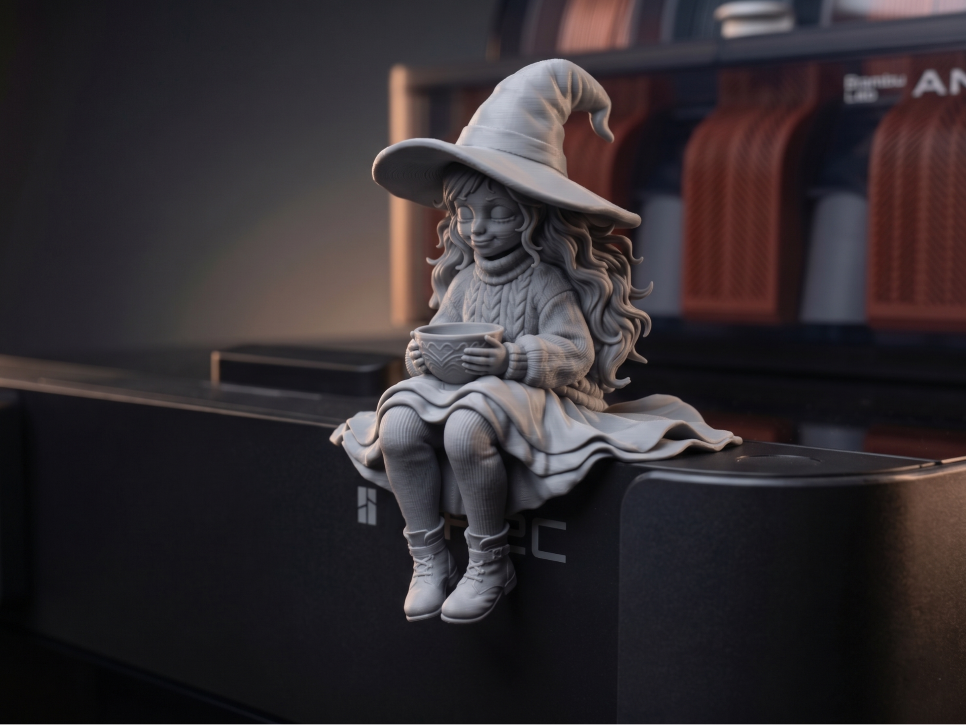 Sitting witch, Please! It's Tea Time