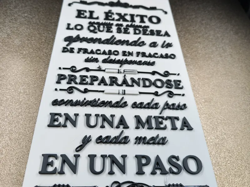 cartel frases 