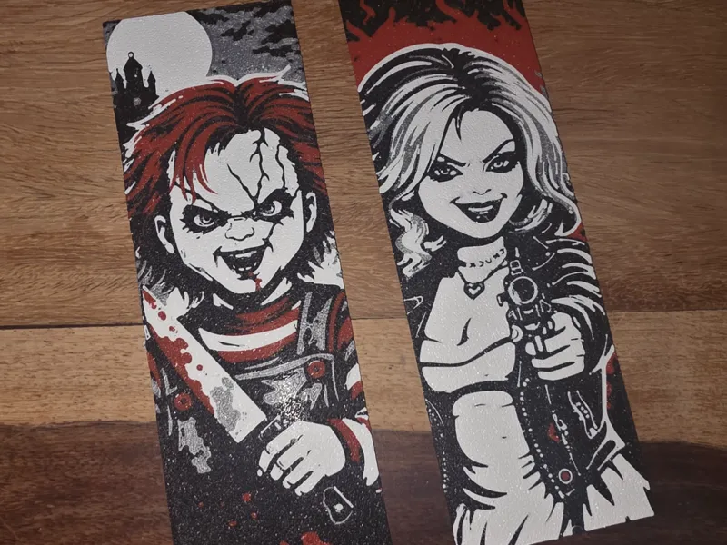 Chucky and Bride of chucky Bookmark set