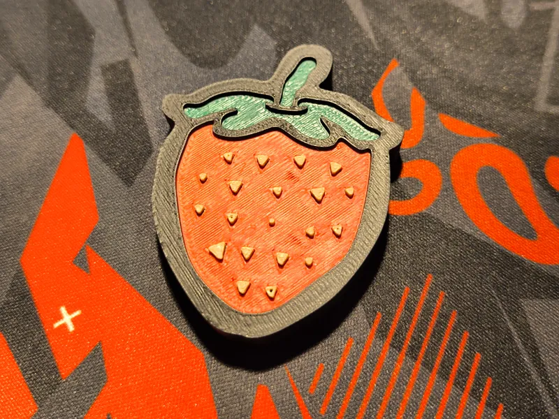 Strawberry 2D MULTICOLOR
