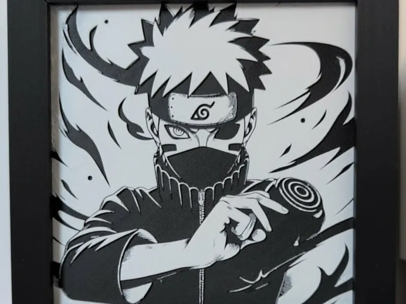 Hueforge Naruto 3 couleurs