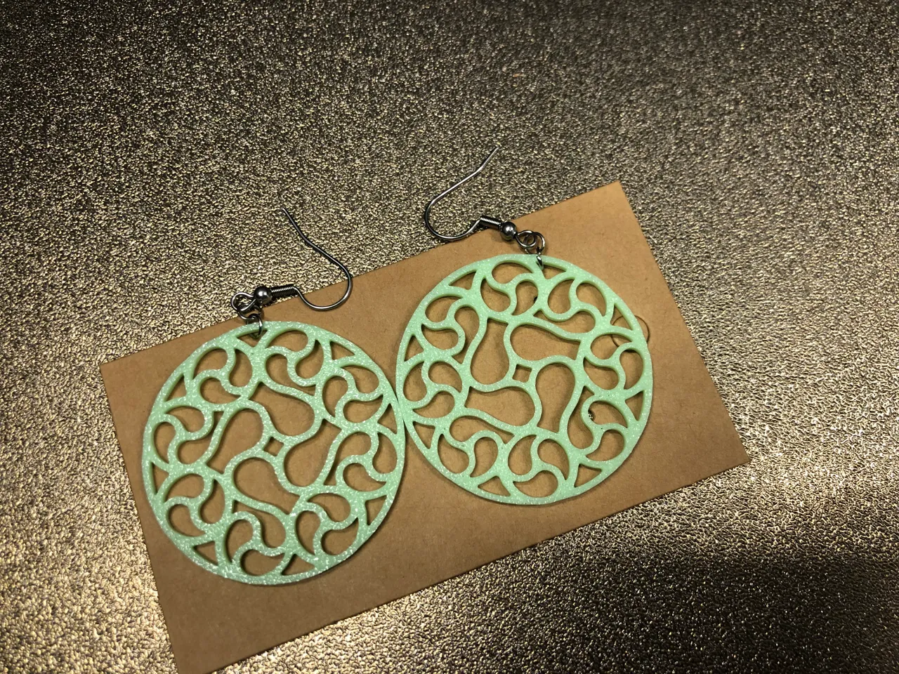 Mandala earrings #6 no AMS 0.4 mm nozzle view 3