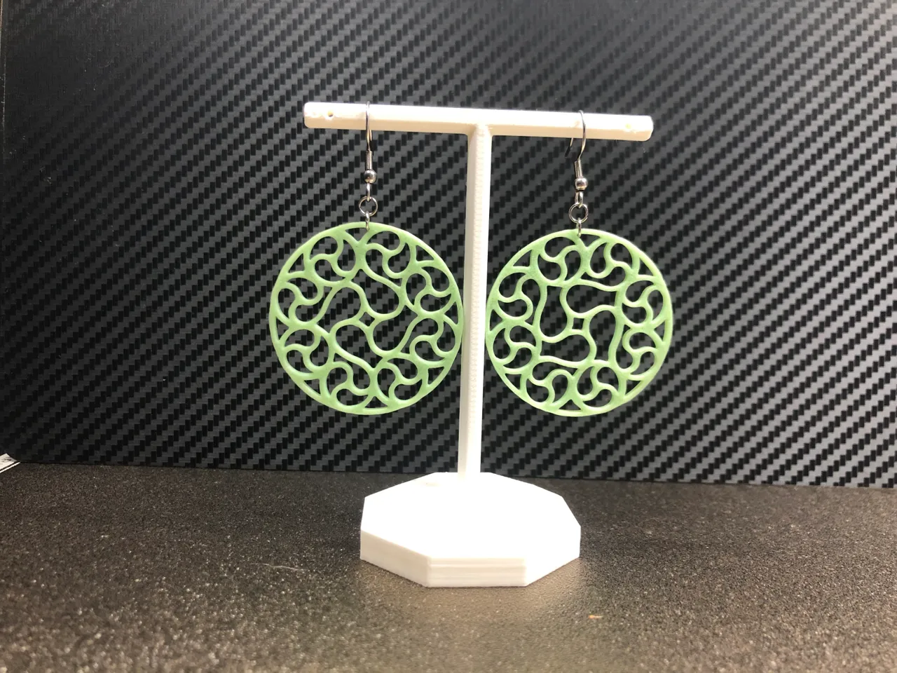Mandala earrings #6 no AMS 0.4 mm nozzle view 2