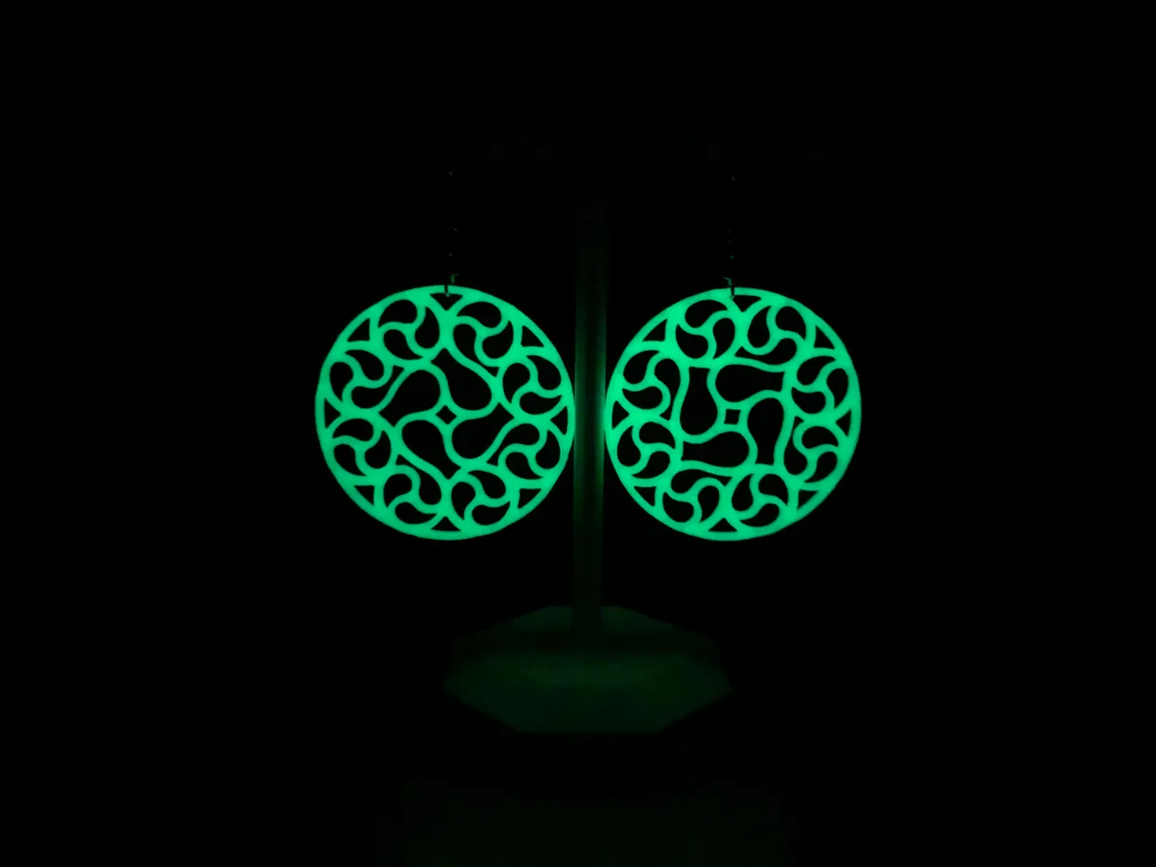 Mandala earrings #6 no AMS 0.4 mm nozzle view 4
