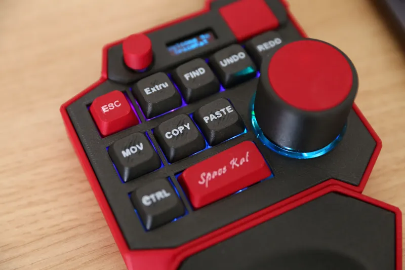 SpaceKat 3D Keyboard Shell
