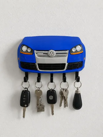 Llavero: Volkswagen Golf 5 Mk5 – Support mural porte-clés — vista de referencia 3