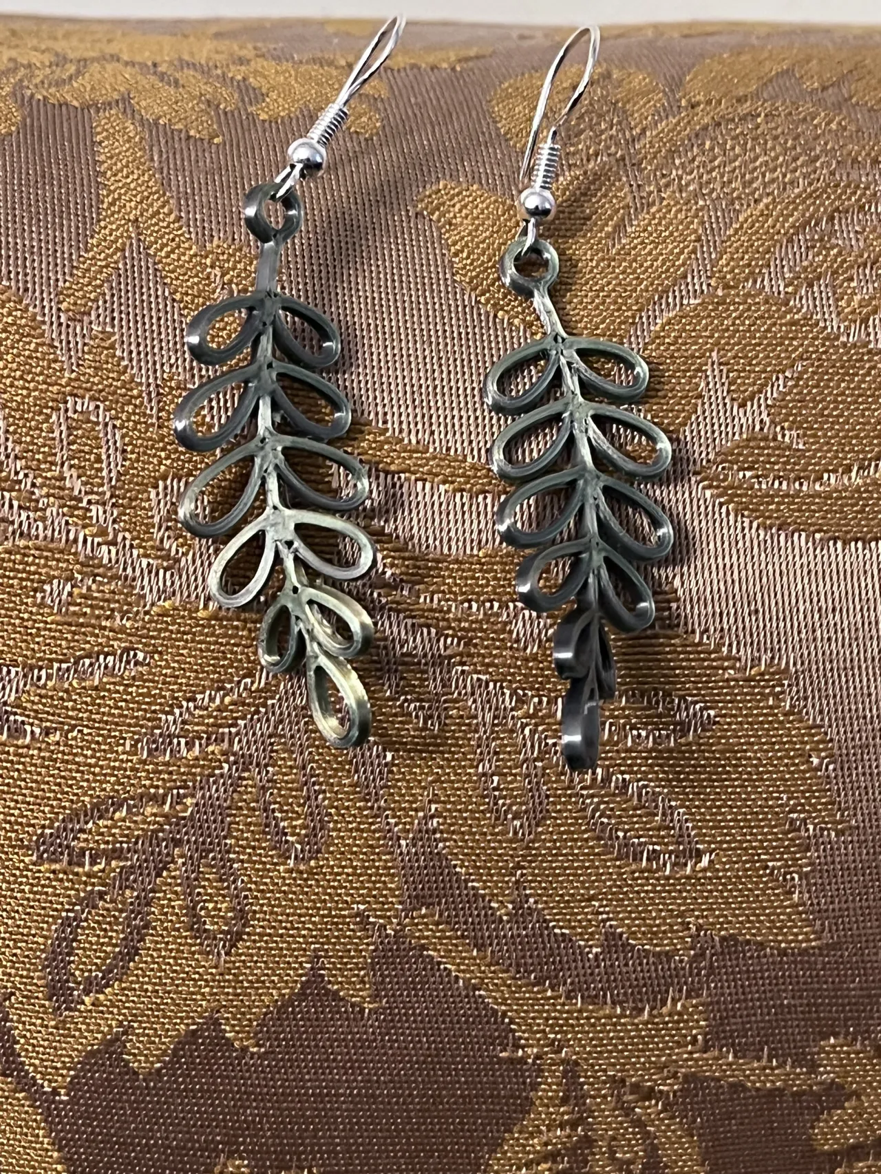 Fern Cascade Earrings – Lightweight Quick Print view 4