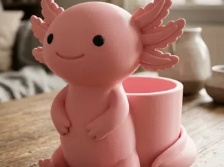 Axolotl Planter Pot Organizer