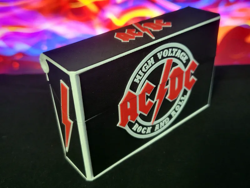 AC/DC skin for Iqos Terea, Heets box with frame