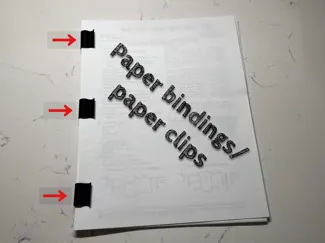 Dual Function Paper Binding Clip
