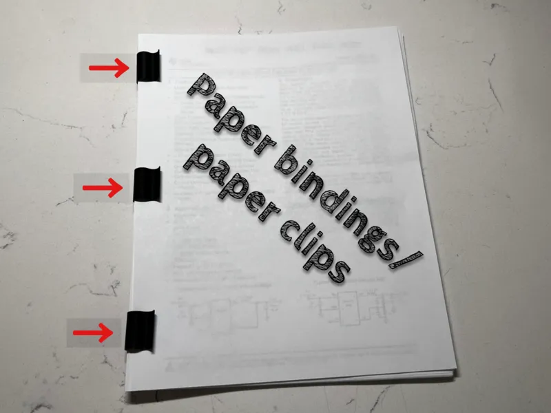 Dual Function Paper Binding Clip