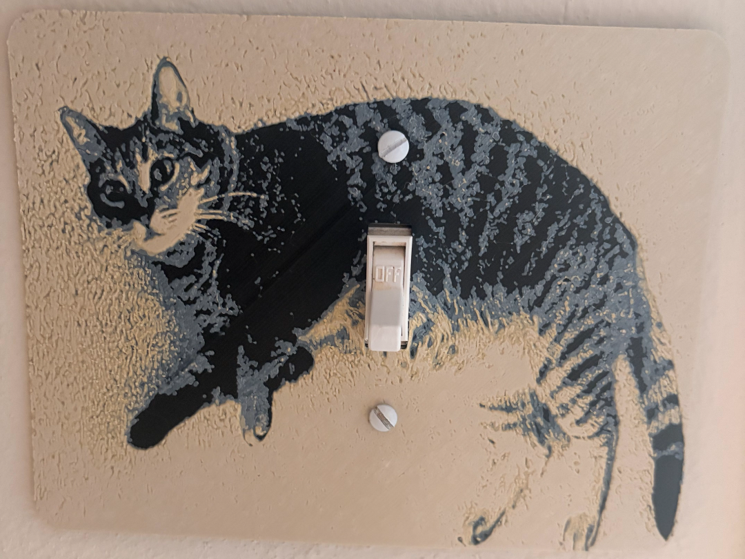 Cat Light switch Cover
