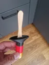 Double Ice Cream Holder in German Colors