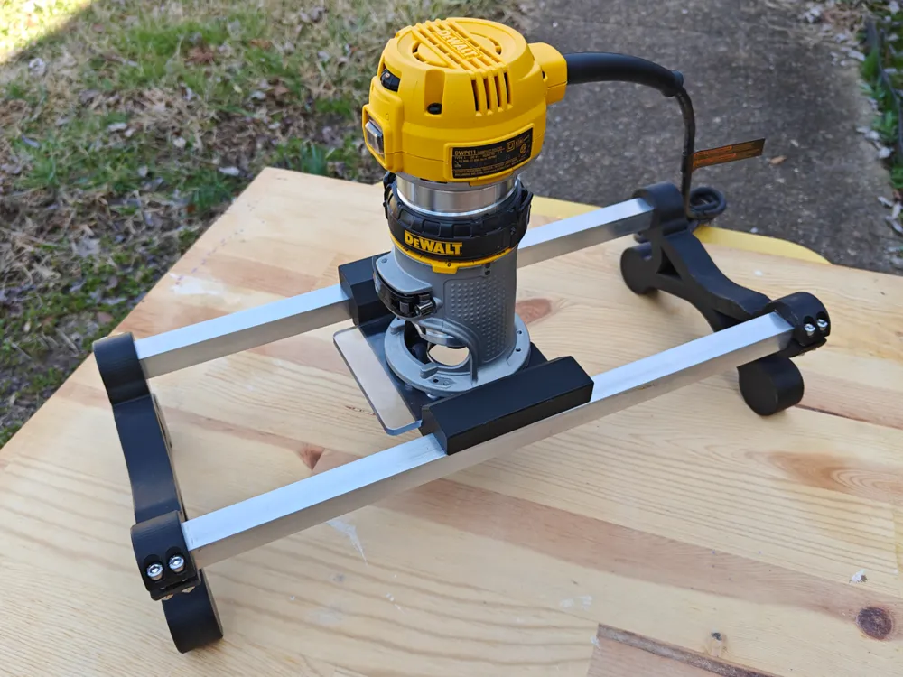 Dewalt DWP611 Trim Router Slab Flattening Jig by Tim Nummy MakerWorld ...