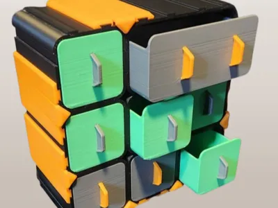 Connectors SnapStack Modular Storage Bin Organizer