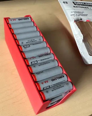 50-52 Capacity AA Battery Tray (Costco)