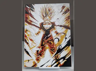 Goku Super Saiyan Chrome Canvas (Hueforge like)