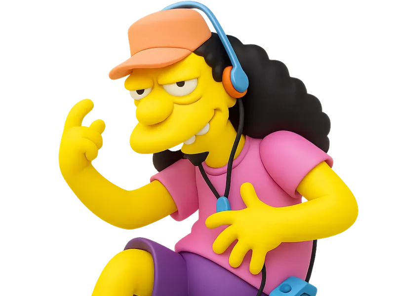 Otto - Figura Estilo Simpsons