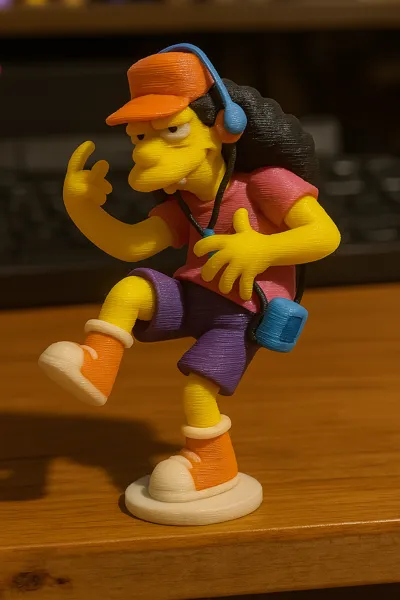 Otto - Simpsons Style Figure - Free 3D Print Model - MakerWorld