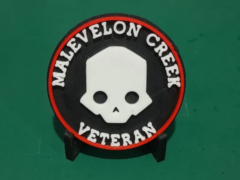 Helldivers 2 Malevelon Creek Veteran Badge