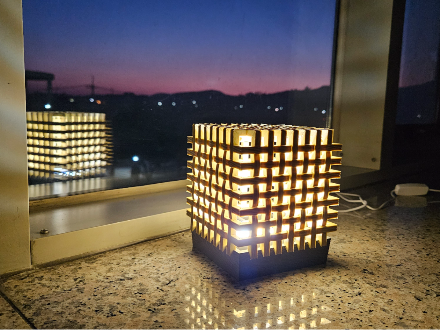 Woven Light Lamp Shade for Bambu Lab MH001 LED