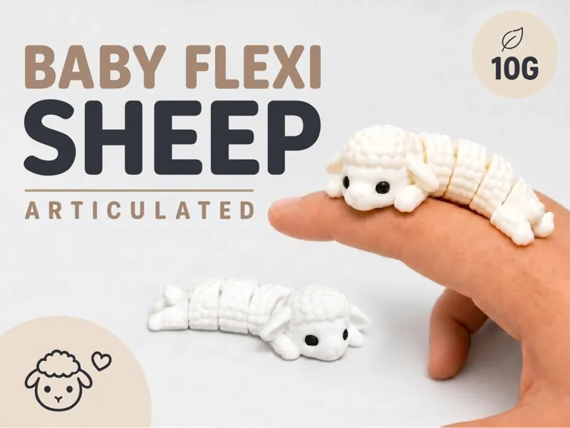 Baby Flexi Sheep - Articulated