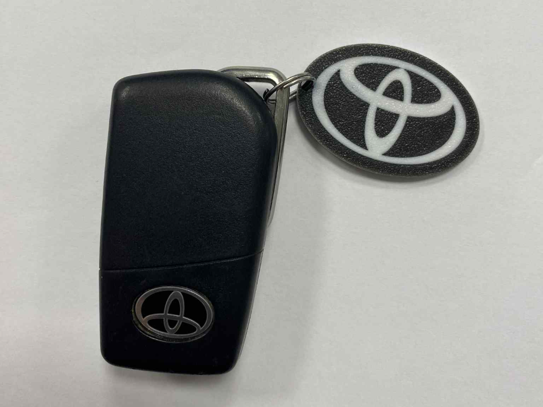 Toyota double sided keychain