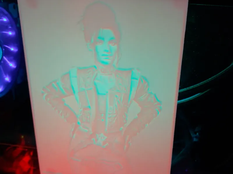 Cyberpunk 2077 Panam Lithiphanie