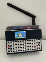 Cardputer Adv LoRa Cap Backpack Keyboard open