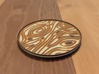Dessous de verre effet bois pour PLA bois (sans AMS) — photo 3