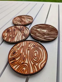 Dessous de verre effet bois pour PLA bois (sans AMS) — photo 2