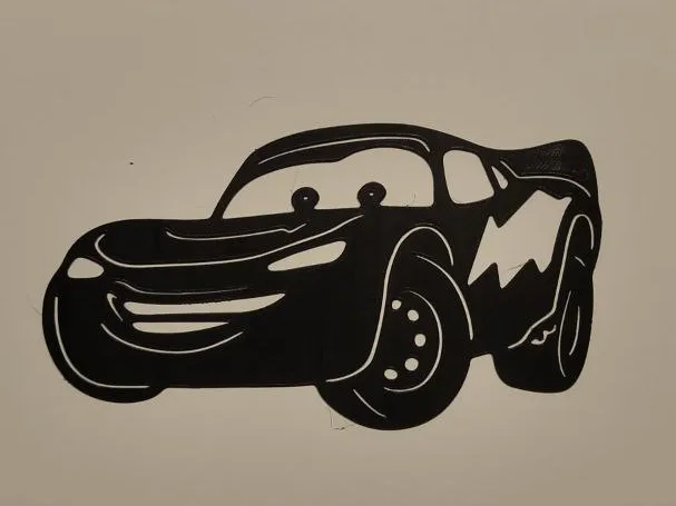 Décoration murale Flash McQueen (Cars)