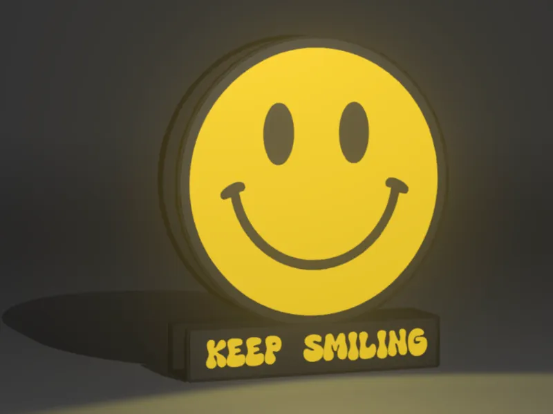 Smile lightbox led