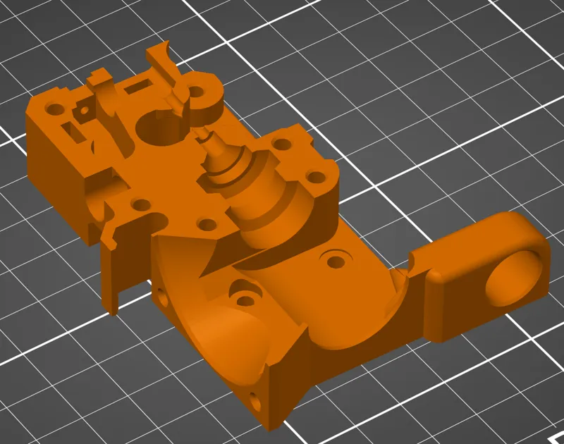 Prusa MK3S+ R6 Extruder body 12mm probe - Prusa MK3S+ R6 Tělo extrudéru s 12mm sondou