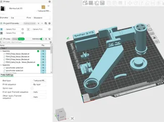 Ender 3 V3 Top Spool Holder with Sensor moved