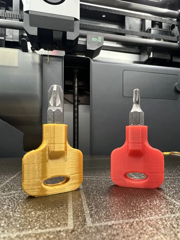 Magnetic Bit-Key Keychain Tool - Free 3D Print Model - MakerWorld