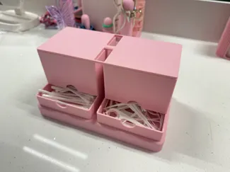 Extra-Large Cotton Swab & Floss Pick Organizer