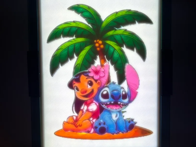 Lilo & Stitch Lithophane