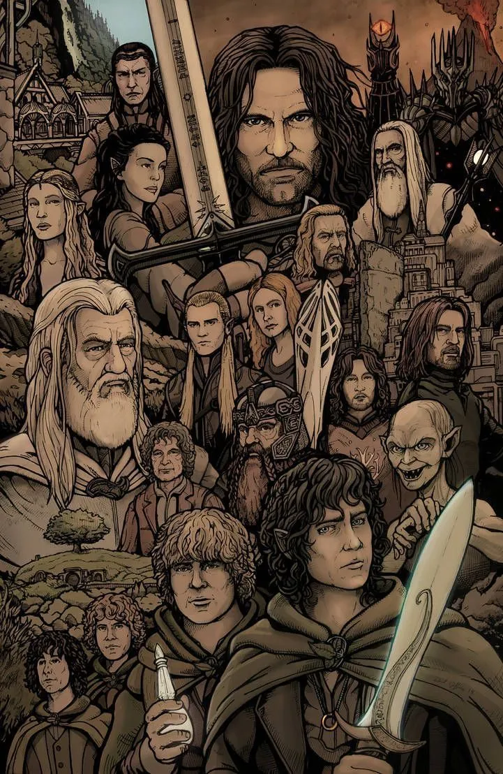 HUEFORGE - The Lord of the Rings ARTWORK 