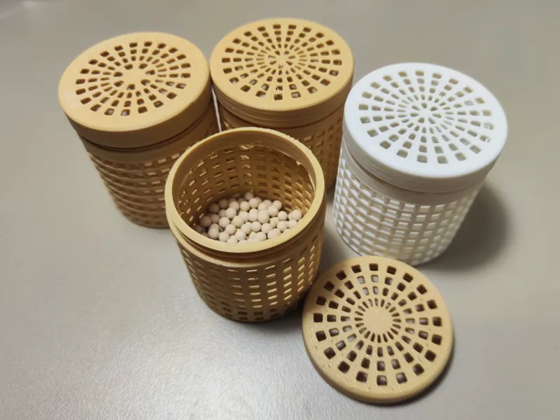 乾燥劑專用開孔容器