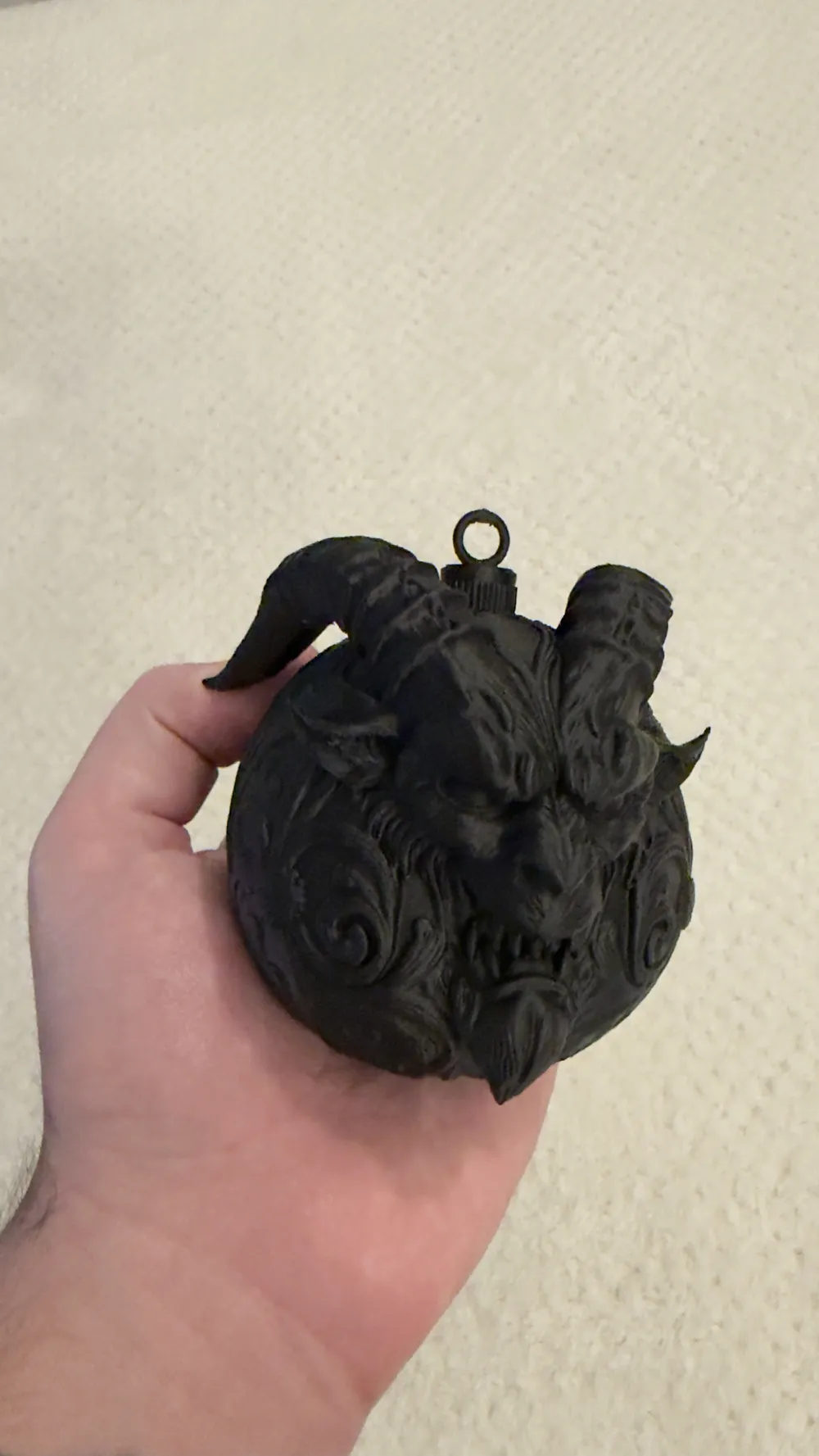 Special Design Scary Krampus Demon Christmas Ornament Decorative Figurine Collectible Gift